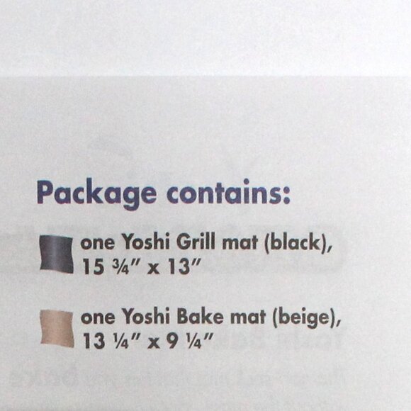 2 Pack Non Stick Yoshi Reusable Grill & Bake Mats - Picture 4 of 12
